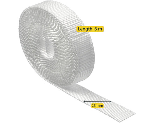 Seilband, 23 mm breit, 6 m lang