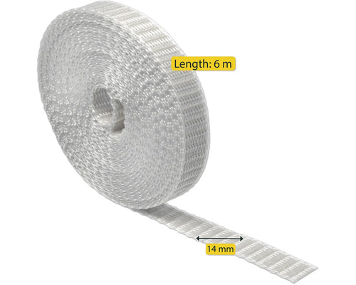 Sechs Meter Auspuffband, 14 Millimeter breit