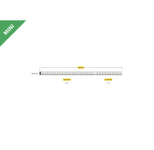 Metallrohr mit Löchern, 40 Millimeter Durchmesser, 226 Zentimeter Länge