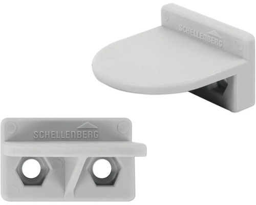 Schellenberg Gurtwickler Einlasswickler Eckumlenkung in zwei Ansichten