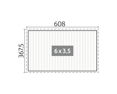 Produktmaßangaben: 608 x 367,5 Zentimeter, mittlere Fläche 6 x 3,5 Zentimeter