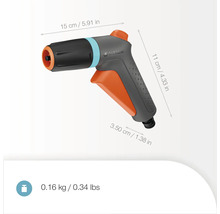 Gardena Reinigungsspritze mit Abmessungen und Gewicht