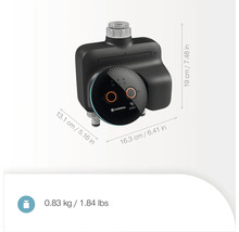 Gardena Smart Wasserverteiler mit Maßangaben