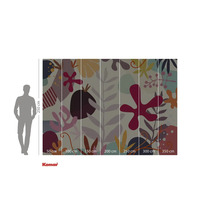 Komar Fototapete mit abstraktem Pflanzenmotiv zur Wandgestaltung