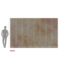 Fototapete mit abstraktem Muster, Abmessungen 250 cm Höhe und 400 cm Breite