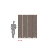 Komar Fototapete mit abstraktem Muster, 250 cm hoch und 200 cm breit