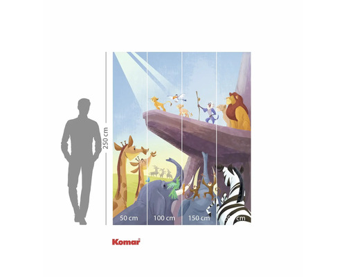 Fototapete mit Tiermotiven und Höhenangabe