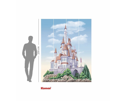 Komar Wandbild Märchenschloss mit den Maßen 250 x 200 cm