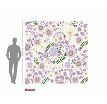 Komar Fototapete mit Blumenmuster, Abmessungen 250 mal 370 Zentimeter