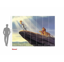 Fototapete mit dem Motiv aus Der König der Löwen mit Höhenangabe.