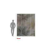Komar Fototapete mit Palmenmuster, 250 cm hoch und 200 cm breit