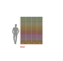 Komar Fototapete mit Farbverlauf und Maßangaben