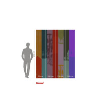 Komar Fototapete mit Farbmustern und Maßangaben