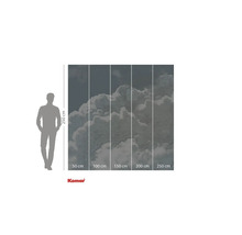 Komar Fototapete mit Wolkenmotiv und Größenangaben