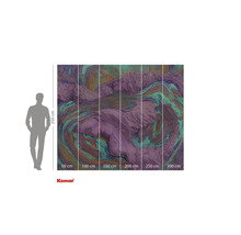 Fototapete mit abstraktem Marmormuster und Höhenangaben