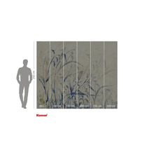 Fototapete mit Pflanzenmotiv und Größenangaben