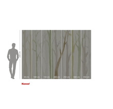 Komar Fototapete mit Baum Motiv und Größenangaben.