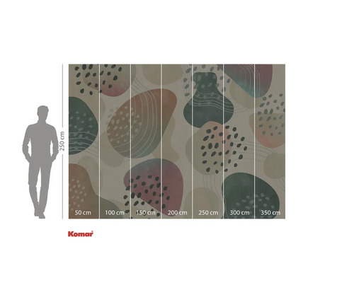 Fototapete mit abstraktem Punktmuster