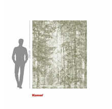 Komar Fototapete mit Waldmotiv und Größenangabe.