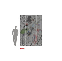 Komar Marvel Avengers Comic Fototapete, 280 mal 200 Zentimeter
