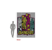 Komar Avengers Fototapete mit den Superhelden Hulk, Thor, Iron Man und Captain America