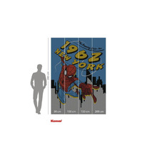 Komar Spiderman Fototapete mit Spiderman Motiv und Skyline