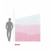 Komar Fototapete mit Wellenmuster, Abmessungen 250 mal 300 cm