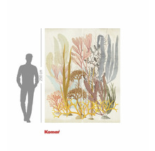 Fototapete mit Darstellung von Korallen und Algen