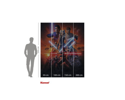Star Wars Fototapete mit Star Wars The Clone Wars Design