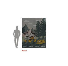 Komar Mickey Mouse und Pluto Fototapete mit den Maßen 250 mal 200 Zentimeter