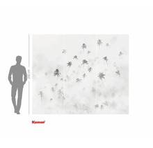 Fototapete mit Palmenmotiv, Abmessungen 250 mal 300 cm