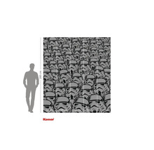 Fototapete mit Star Wars Stormtrooper-Motiv und Größenangaben