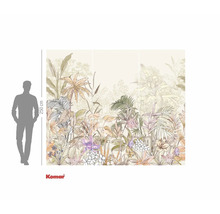 Komar Fototapete mit Dschungelmotiven und verschiedenen Pflanzen