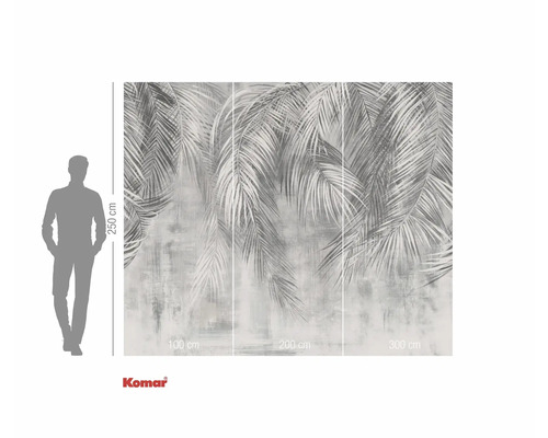 Fototapete mit Palmenmotiv, 250 mal 300 Zentimeter