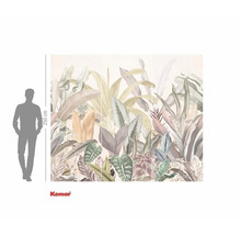 Komar Logo. Fototapete mit Dschungelmotiv und Pflanzendesign mit einer Höhe von 250 Zentimeter.