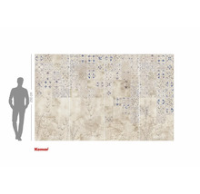 Fototapete mit Fliesenoptik, gemustert, 400 x 250 cm