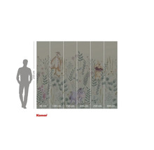 Komar Fototapete mit Winnie Puuh, Tigger, Ferkel und I-Aah Motiven, Höhe 250 cm und Breite 300 cm