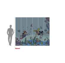 Fototapete mit Tauchszene von Micky Maus und seinen Freunden, geeignet für Kinderzimmer