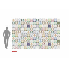 Fototapete mit Fliesenmuster und einer Höhe von 250 cm