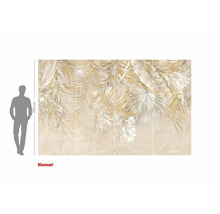 Komar Fototapete mit Blattmotiv, 400 cm breit und 250 cm hoch