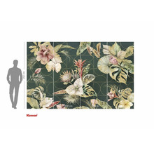 Komar Fototapete mit Pflanzenmotiven und Größenangaben