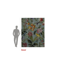 Fototapete mit Pflanzen-, Blumen- und Vogelmotiven