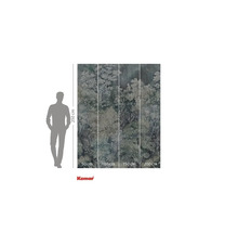 Komar Fototapete mit Waldmotiv und Größenangaben