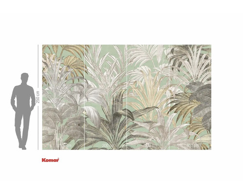 Komar Fototapete mit Pflanzenmotiven für die Wandgestaltung