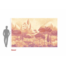 Fototapete mit toskanischer Landschaft und Bäumen