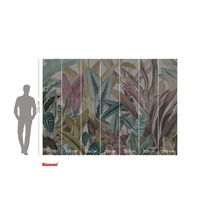 Fototapete mit Pflanzenmotiv und Größenangaben