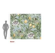 Fototapete mit Passionsfrucht-Motiv und Pflanzen