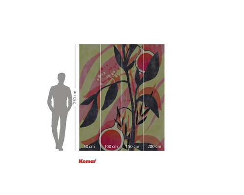 Komar Fototapete mit Pflanzenmotiv, 250x200 cm