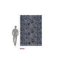 Fototapete mit Blumenmuster und Größenangaben