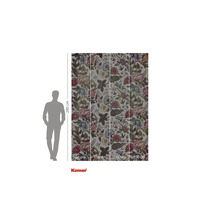 Komar Fototapete mit Blumenmuster, 280 cm hoch und 200 cm breit
